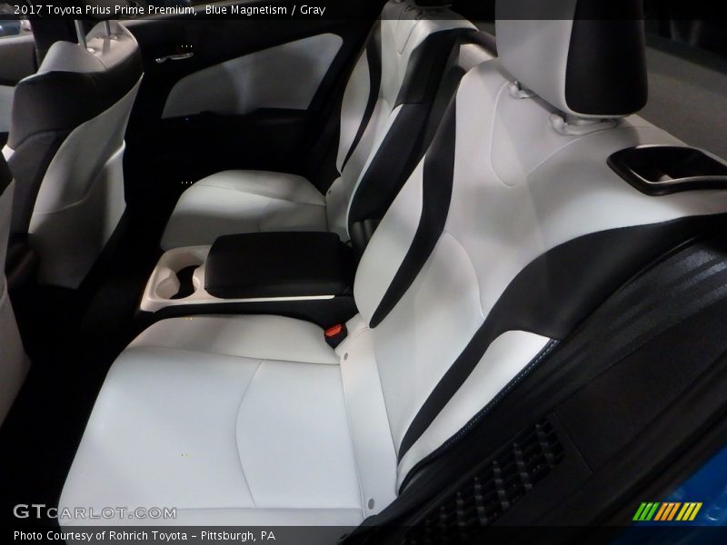 Rear Seat of 2017 Prius Prime Premium