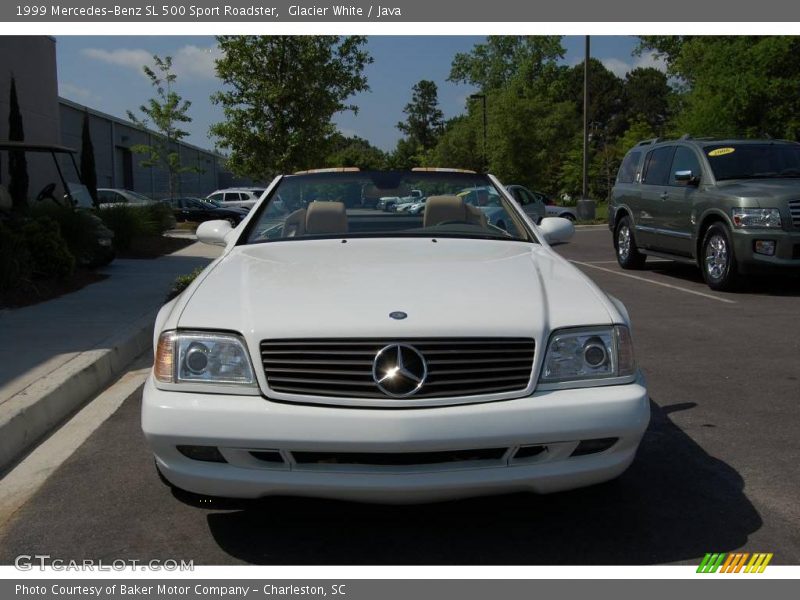 Glacier White / Java 1999 Mercedes-Benz SL 500 Sport Roadster