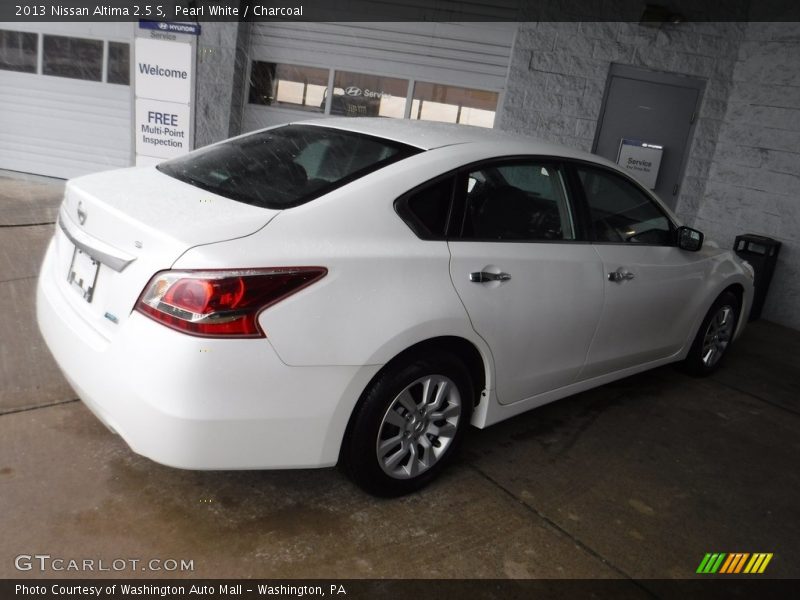 Pearl White / Charcoal 2013 Nissan Altima 2.5 S