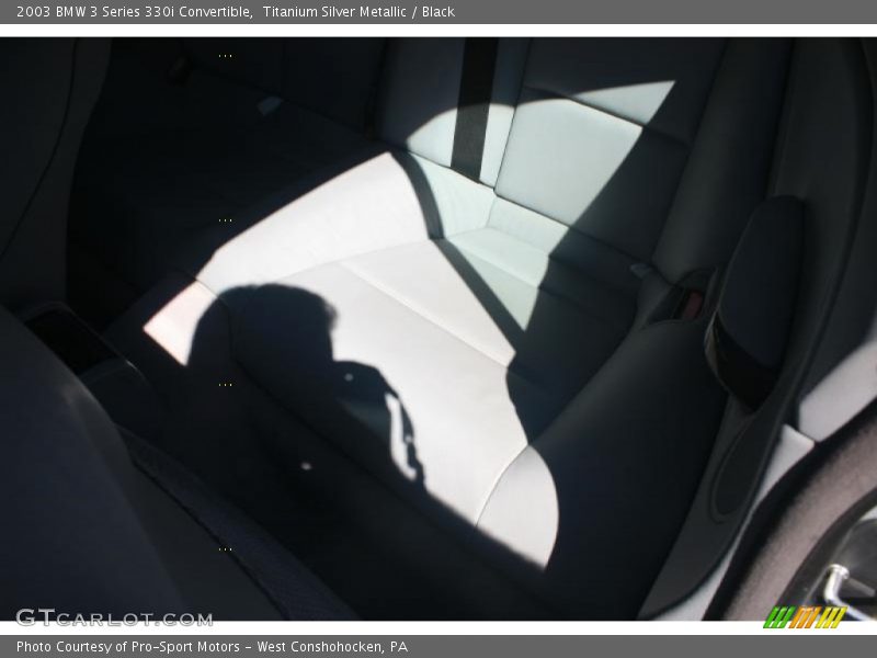 Titanium Silver Metallic / Black 2003 BMW 3 Series 330i Convertible
