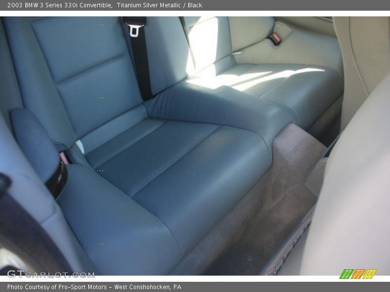 Titanium Silver Metallic / Black 2003 BMW 3 Series 330i Convertible