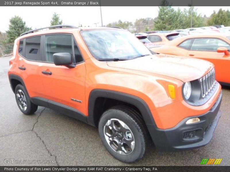Omaha Orange / Black 2017 Jeep Renegade Sport 4x4