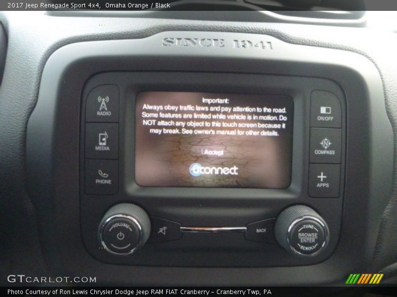 Omaha Orange / Black 2017 Jeep Renegade Sport 4x4