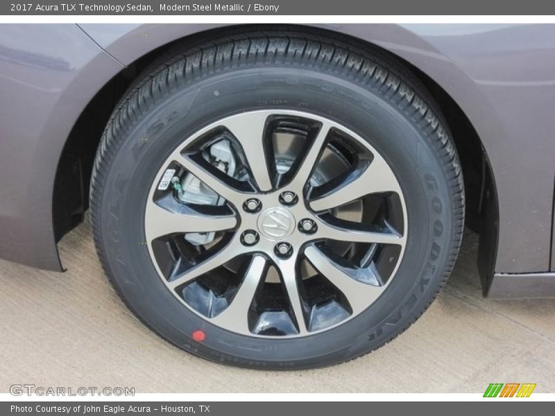 Modern Steel Metallic / Ebony 2017 Acura TLX Technology Sedan