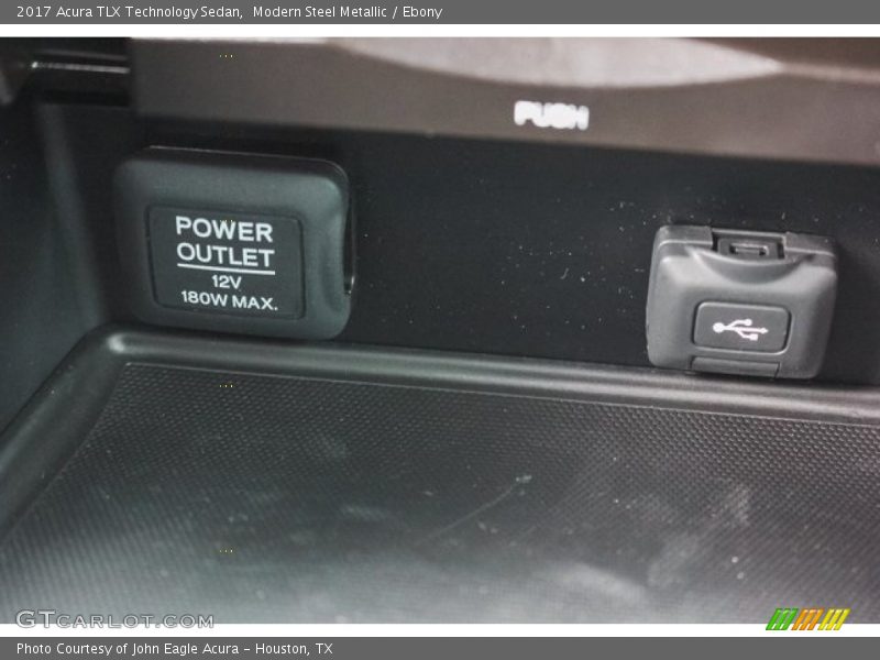Modern Steel Metallic / Ebony 2017 Acura TLX Technology Sedan