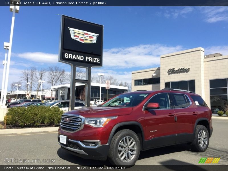 Crimson Red Tintcoat / Jet Black 2017 GMC Acadia SLE AWD