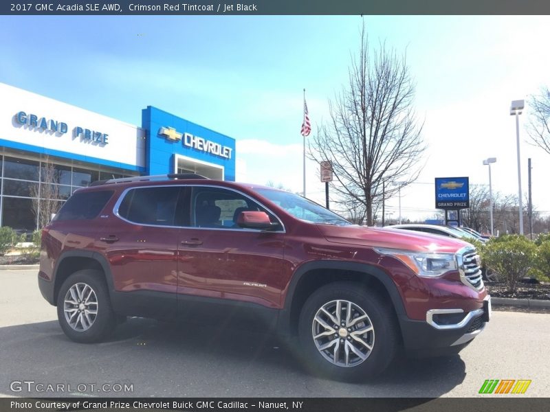 Crimson Red Tintcoat / Jet Black 2017 GMC Acadia SLE AWD