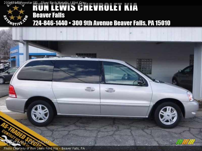Silver Birch Metallic / Flint Grey 2004 Ford Freestar SEL