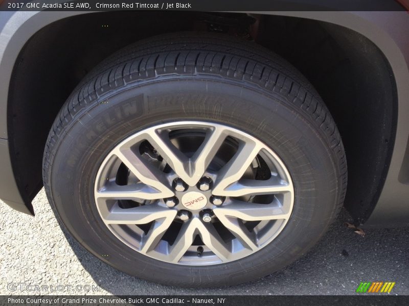 Crimson Red Tintcoat / Jet Black 2017 GMC Acadia SLE AWD