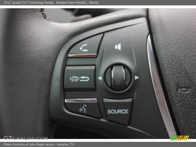 Modern Steel Metallic / Ebony 2017 Acura TLX Technology Sedan