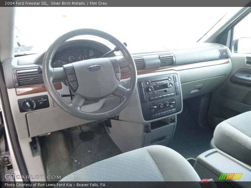 Silver Birch Metallic / Flint Grey 2004 Ford Freestar SEL