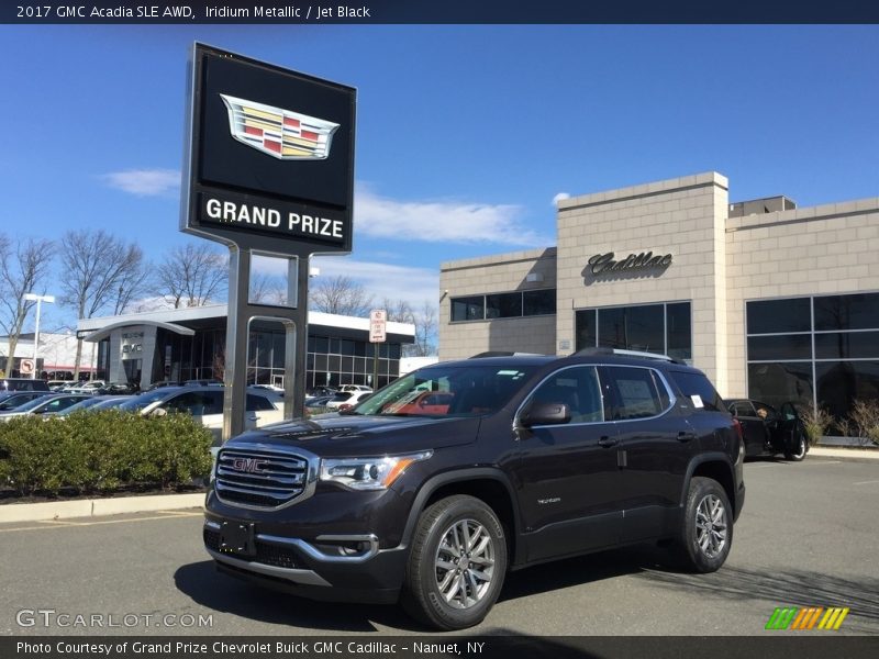 Iridium Metallic / Jet Black 2017 GMC Acadia SLE AWD