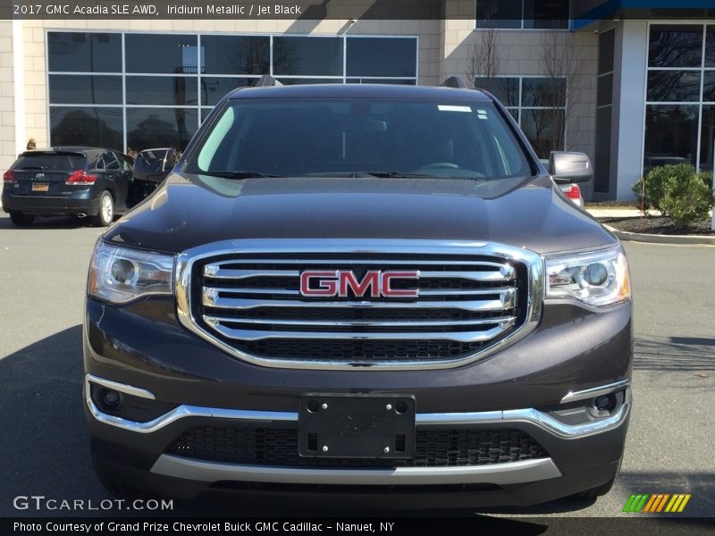 Iridium Metallic / Jet Black 2017 GMC Acadia SLE AWD