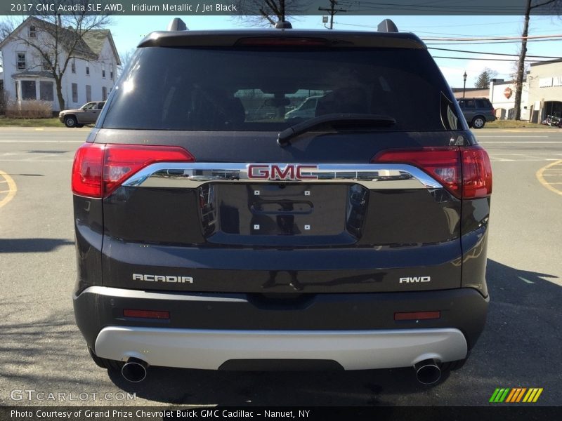 Iridium Metallic / Jet Black 2017 GMC Acadia SLE AWD