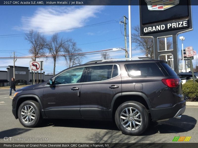 Iridium Metallic / Jet Black 2017 GMC Acadia SLE AWD