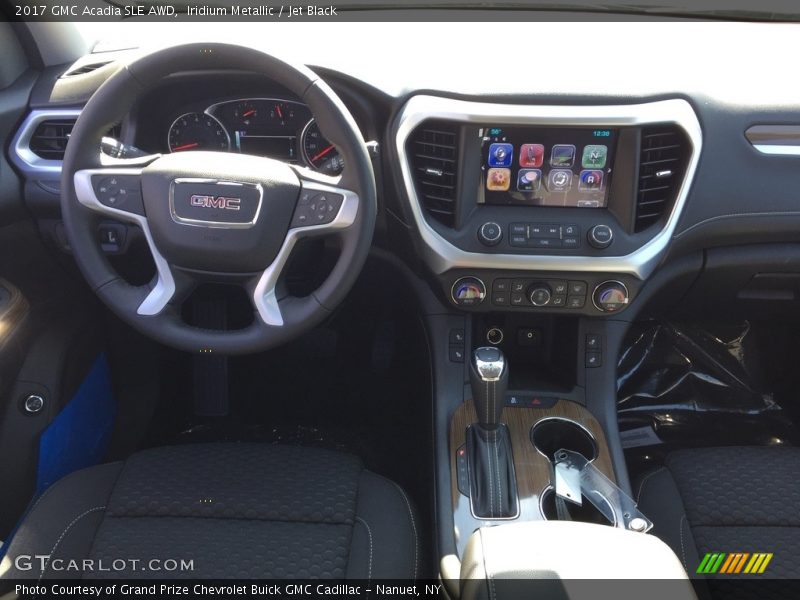 Iridium Metallic / Jet Black 2017 GMC Acadia SLE AWD