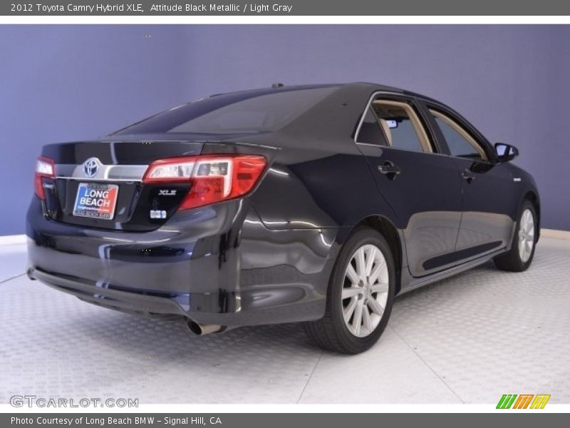 Attitude Black Metallic / Light Gray 2012 Toyota Camry Hybrid XLE