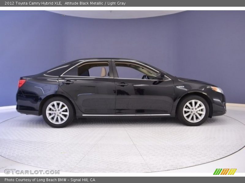 Attitude Black Metallic / Light Gray 2012 Toyota Camry Hybrid XLE
