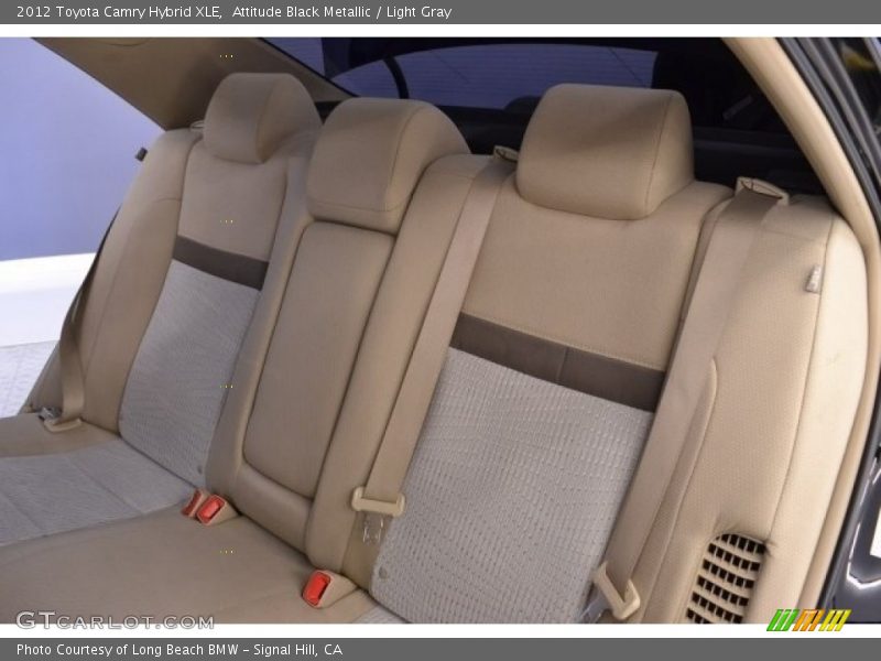 Attitude Black Metallic / Light Gray 2012 Toyota Camry Hybrid XLE