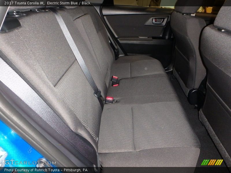 Electric Storm Blue / Black 2017 Toyota Corolla iM