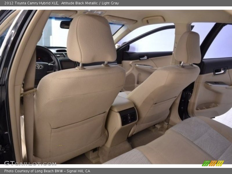 Attitude Black Metallic / Light Gray 2012 Toyota Camry Hybrid XLE