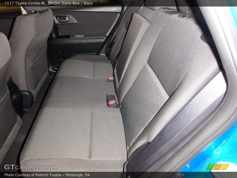 Electric Storm Blue / Black 2017 Toyota Corolla iM