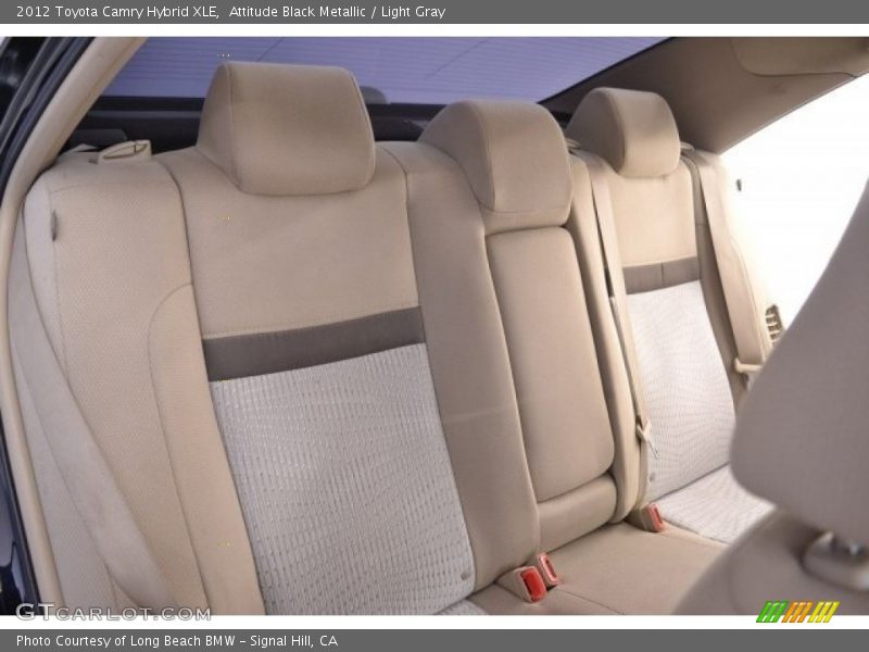 Attitude Black Metallic / Light Gray 2012 Toyota Camry Hybrid XLE