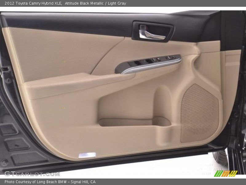Attitude Black Metallic / Light Gray 2012 Toyota Camry Hybrid XLE