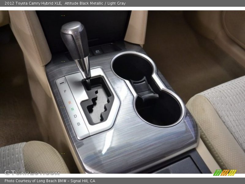 Attitude Black Metallic / Light Gray 2012 Toyota Camry Hybrid XLE