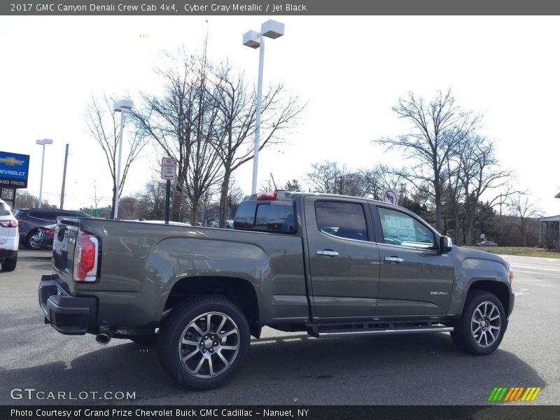 Cyber Gray Metallic / Jet Black 2017 GMC Canyon Denali Crew Cab 4x4