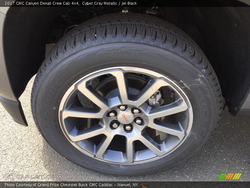 Cyber Gray Metallic / Jet Black 2017 GMC Canyon Denali Crew Cab 4x4