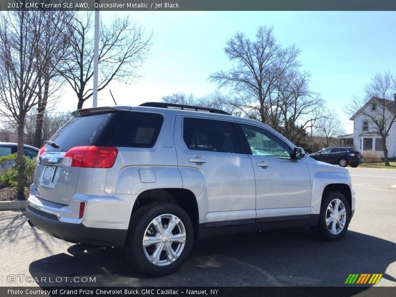 Quicksilver Metallic / Jet Black 2017 GMC Terrain SLE AWD