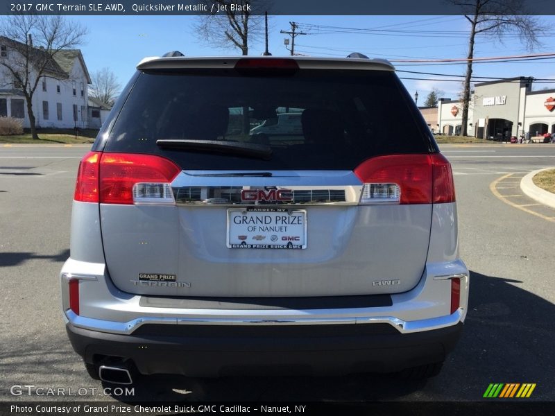 Quicksilver Metallic / Jet Black 2017 GMC Terrain SLE AWD