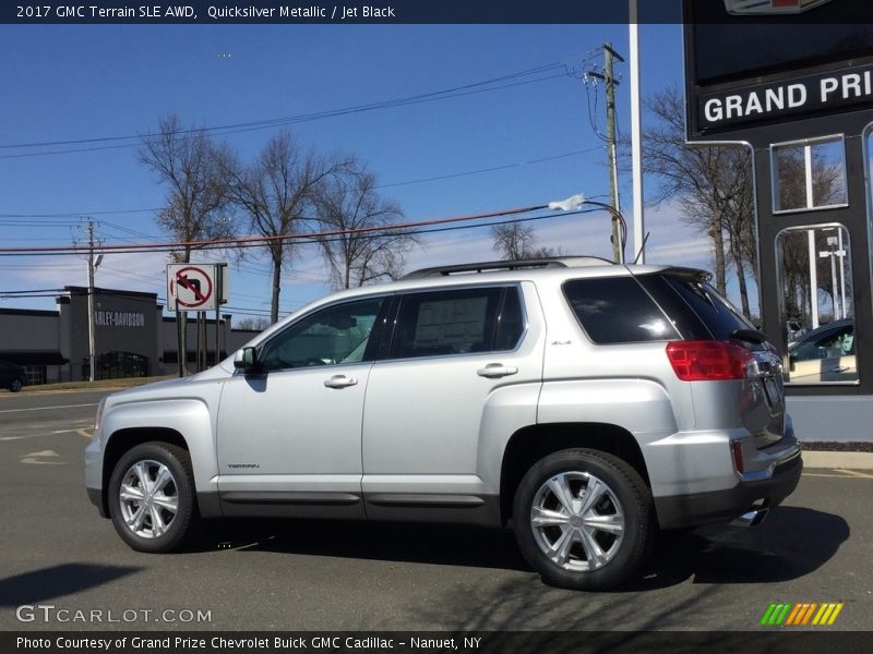 Quicksilver Metallic / Jet Black 2017 GMC Terrain SLE AWD