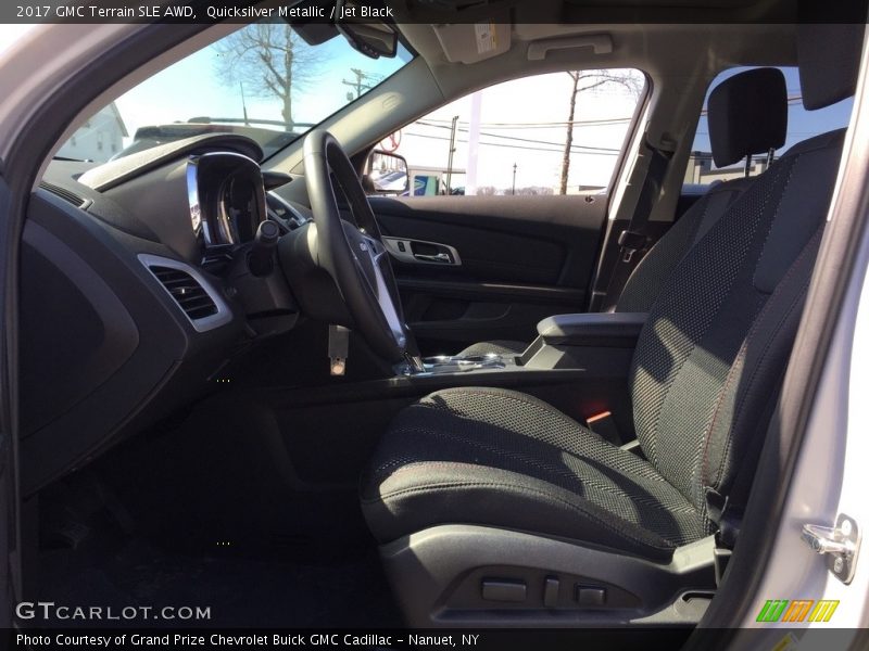 Quicksilver Metallic / Jet Black 2017 GMC Terrain SLE AWD