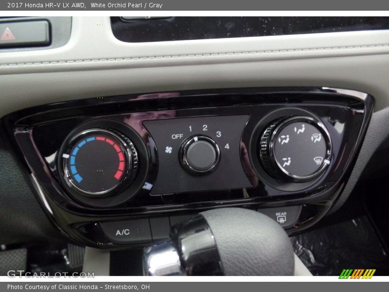 White Orchid Pearl / Gray 2017 Honda HR-V LX AWD
