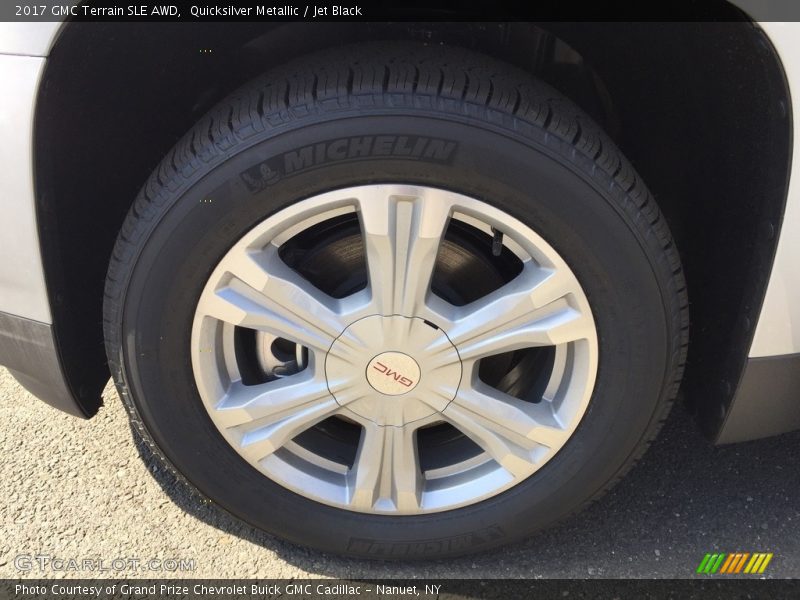 Quicksilver Metallic / Jet Black 2017 GMC Terrain SLE AWD