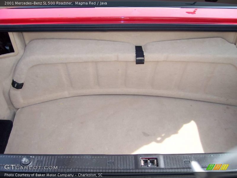 Magma Red / Java 2001 Mercedes-Benz SL 500 Roadster
