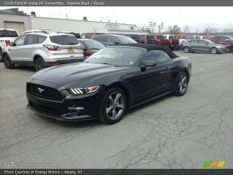 Shadow Black / Ebony 2016 Ford Mustang V6 Convertible