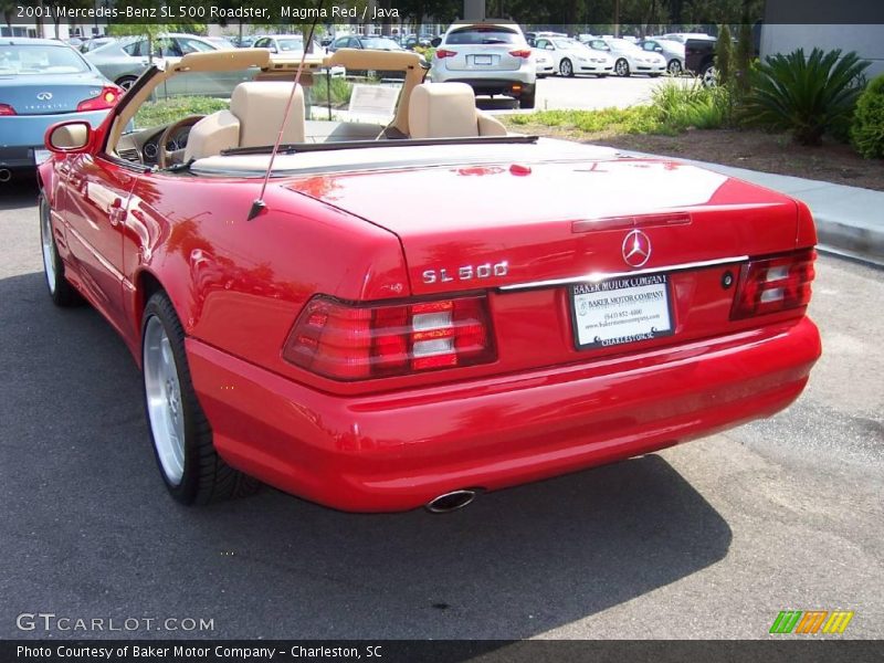 Magma Red / Java 2001 Mercedes-Benz SL 500 Roadster