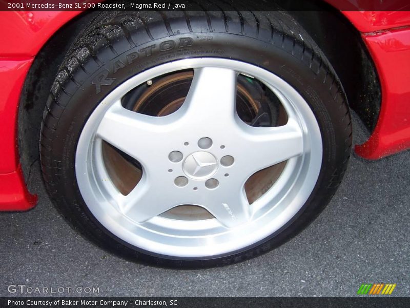 Magma Red / Java 2001 Mercedes-Benz SL 500 Roadster