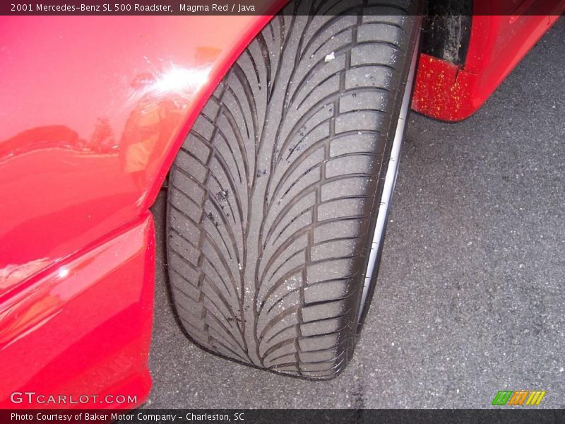 Magma Red / Java 2001 Mercedes-Benz SL 500 Roadster