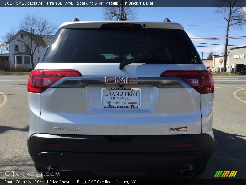 Sparkling Silver Metallic / Jet Black/Kalahari 2017 GMC Acadia All Terrain SLT AWD