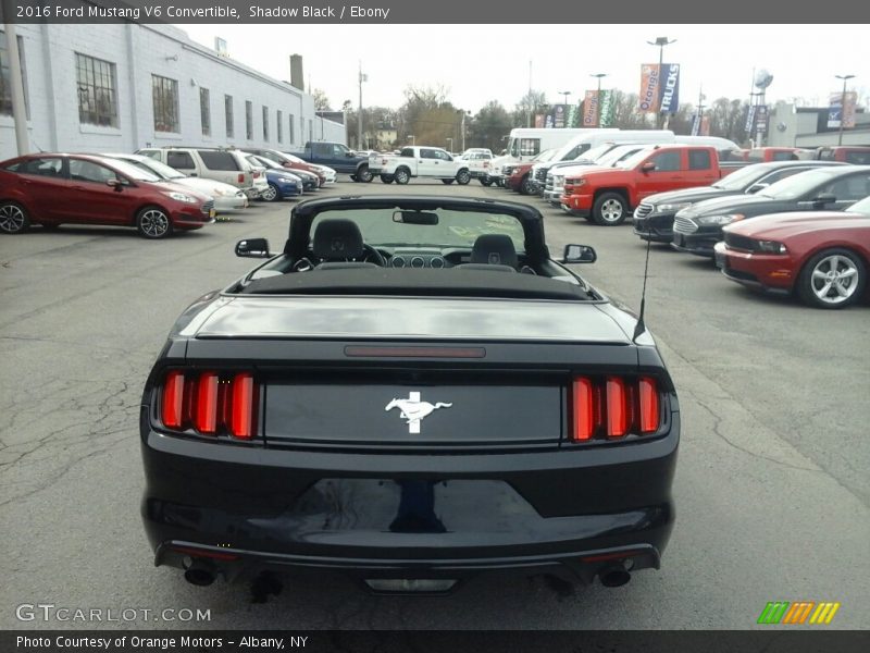 Shadow Black / Ebony 2016 Ford Mustang V6 Convertible