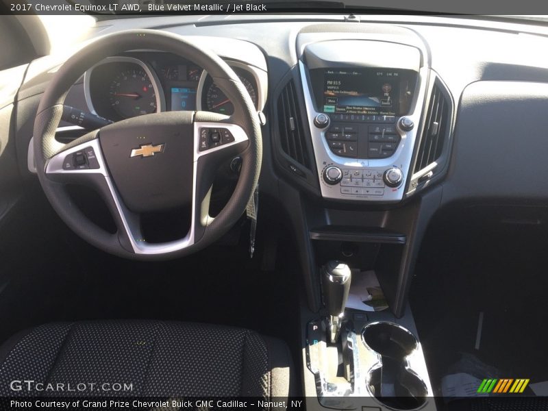 Blue Velvet Metallic / Jet Black 2017 Chevrolet Equinox LT AWD