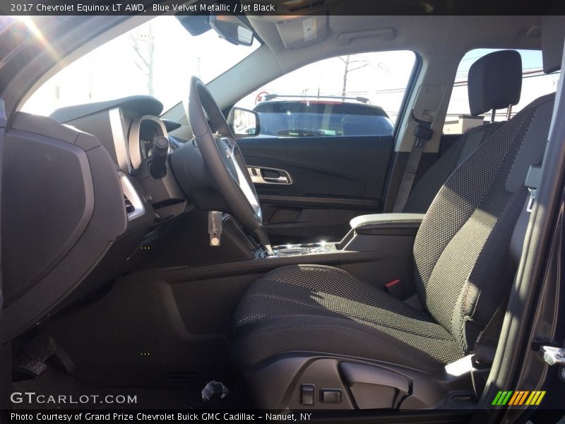 Blue Velvet Metallic / Jet Black 2017 Chevrolet Equinox LT AWD