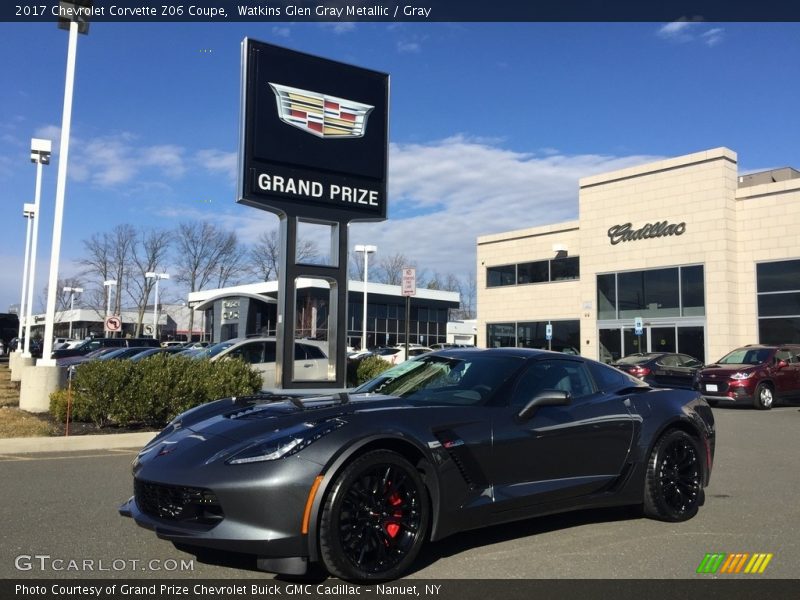 Watkins Glen Gray Metallic / Gray 2017 Chevrolet Corvette Z06 Coupe