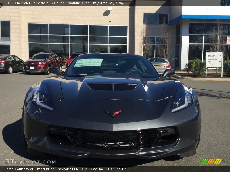 Watkins Glen Gray Metallic / Gray 2017 Chevrolet Corvette Z06 Coupe