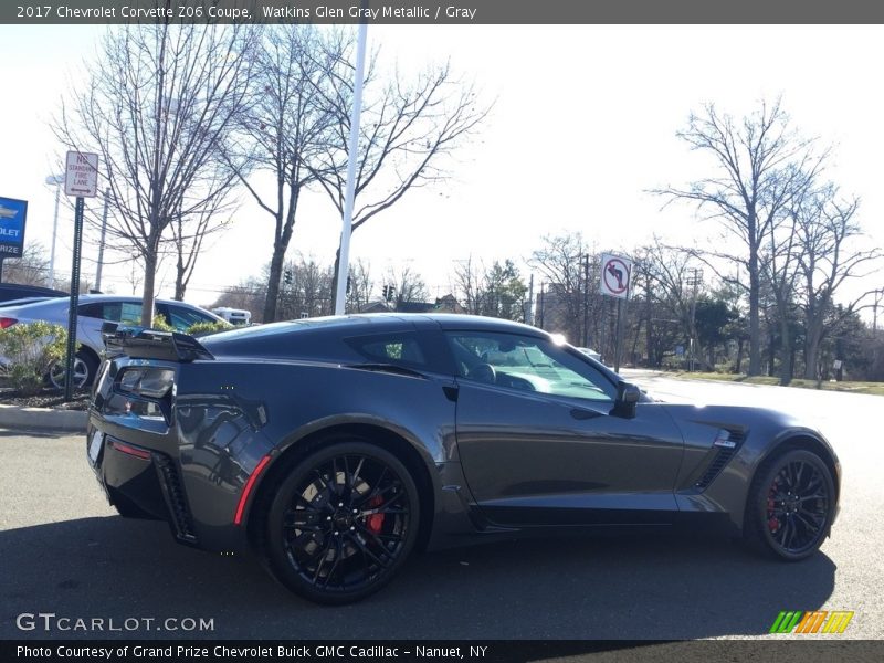 Watkins Glen Gray Metallic / Gray 2017 Chevrolet Corvette Z06 Coupe