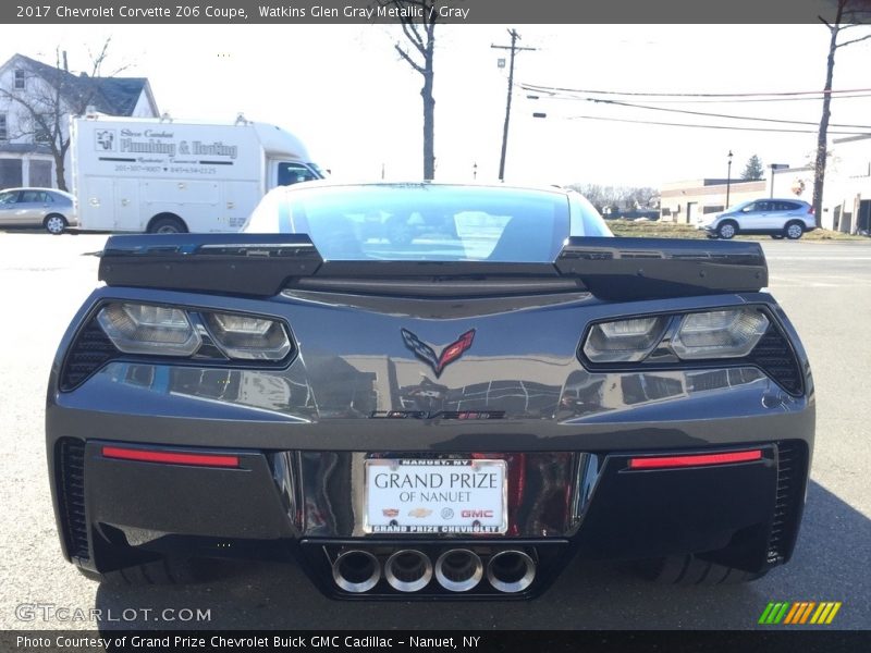 Watkins Glen Gray Metallic / Gray 2017 Chevrolet Corvette Z06 Coupe